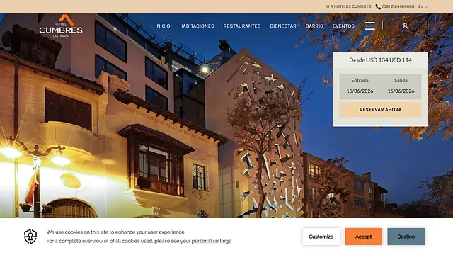 Hotel Cumbres Lastarria