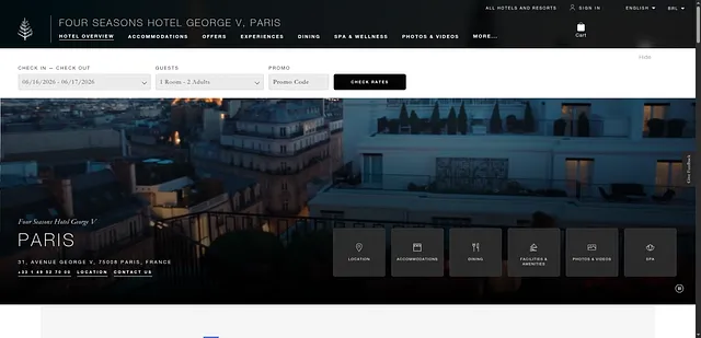 Four Seasons Hotel George V, Paris