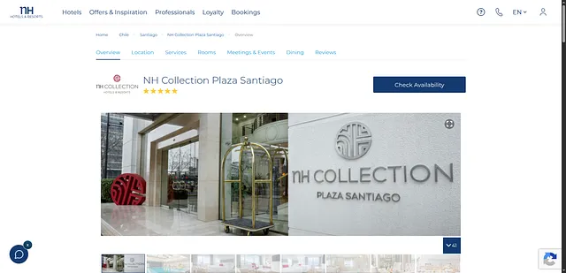 Hotel NH Collection Plaza Santiago