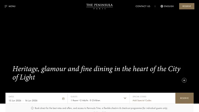 The Peninsula Paris