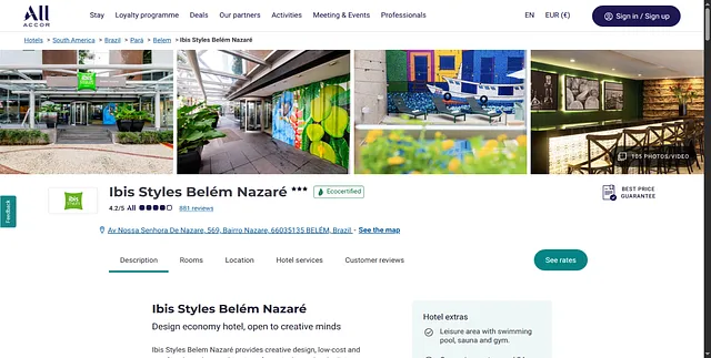 Hotel ibis Styles Belem Nazaré