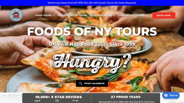 Foods of NY Tours